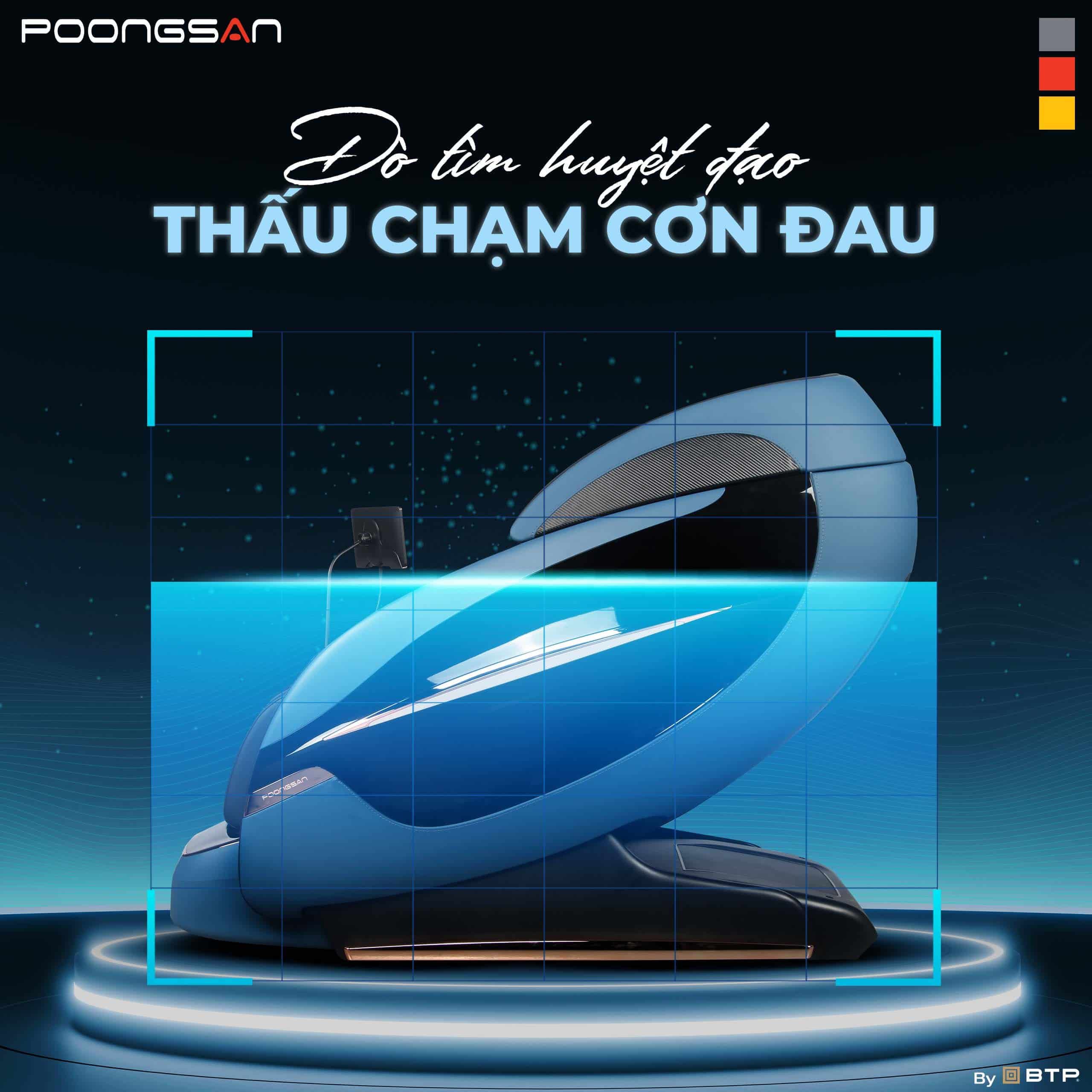 Ghế massage được t&iacute;ch hợp c&ocirc;ng nghệ scan body gi&uacute;p d&ograve; t&igrave;m, x&aacute;c định ch&iacute;nh x&aacute;c vị tr&iacute; huyệt đạo